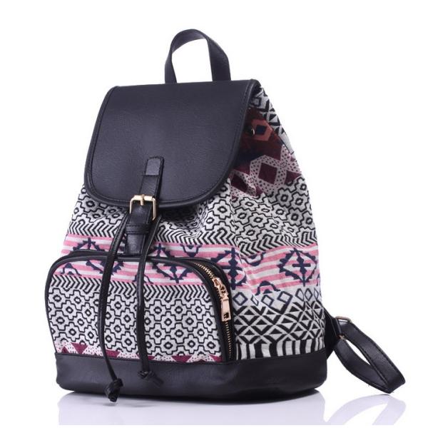 2016 new European and American popular handbag shoulder bag tide backpack canvas bag