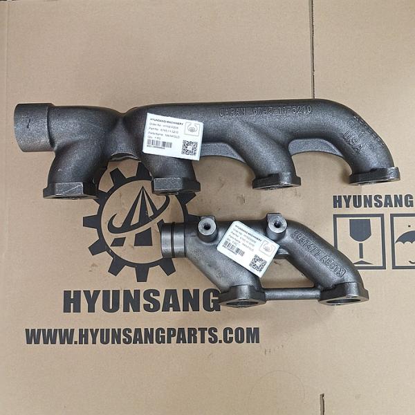 Exhaust Mainfold Kit 6745-11-5110 6745-11-5210 For 6D114E PC300