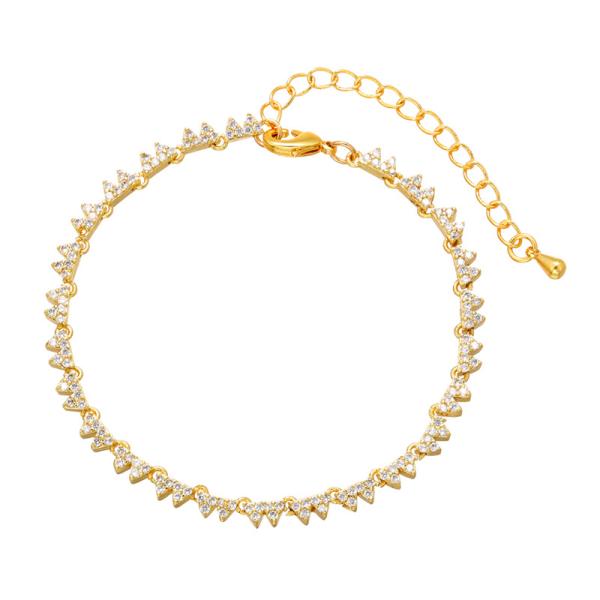 Beaded Moonstone Bangle Bracelet