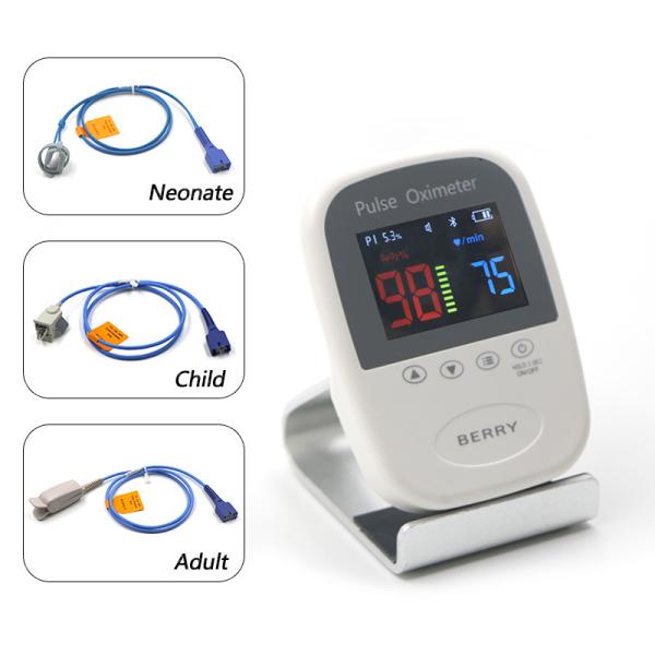 Rechargeable Lithium Battery Pocket Pulse Oximeter With Low / High SpO2 And