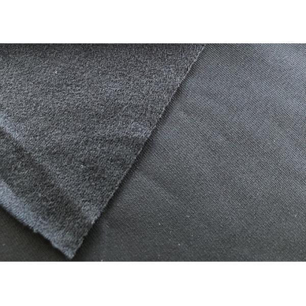 28G Brushed Mercerized Velvet Polyester Tricot Knit Fabric For Gloves