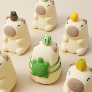 Rechargeable Lovely Design Soft Silicone Capybara Night Light For Child's