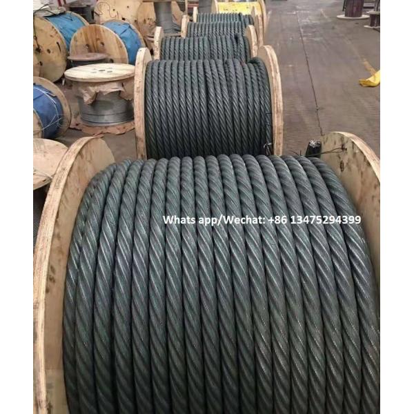 API 9A Drilling Rig Accessories , 1960 2160 MPa Galvanized Steel Wire Rope