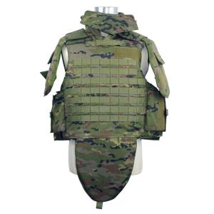 Multicam Combat Tactical Vest with Adjustable Waist Straps and Removable