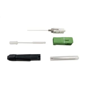 SC/APC UPC hot melt type fiber optic fast connector / simplex fiber optic