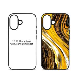 Iphone 16 Pro Phone Case For Sublimation Custom Printing 2D PC Blank Sublimation