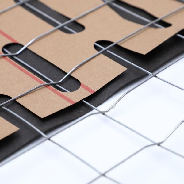 Astm C847 Code Compliant Welded Wire Lath With Kraft Paper Backing For Stucco Systems