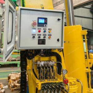 3.5T10M knuckle telescopic boom ship deck marine crane