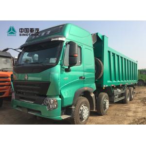 Euro 4 420HP High Roof Cab HOWO A7 Dump Truck With Double Bunker For Phillipine