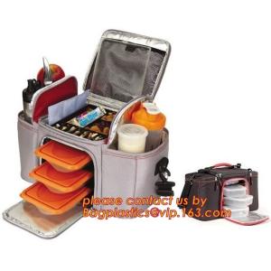 polyester cheap simple insulated cooler bag for food, Promotional custom