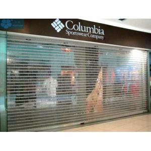 3m Height 9mm Tube Roll Up Clear Roller Shutters