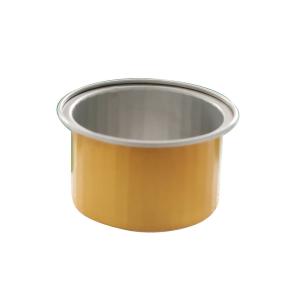 Convenient Golden Aluminum Foil Container for Takeout and Airline Cake Trays