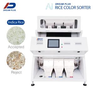 Quality 3 Chute Rice Color Sorting Machine 192 Channels With CCD Camera for sale