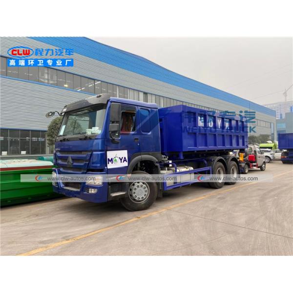 SINOTRUK HOWO 6x4 20cbm Hook Lift Garbage Truck