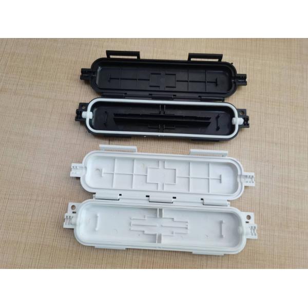 Buy FTTH Outdoor Black and White IP65 Fusion Splice Box Cable Fiber Optic Fusion Protection Box at wholesale prices