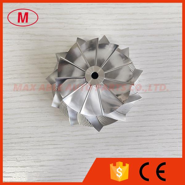 GT15-25 58.00/76.13mm 11+0 blades turbo Milling/aluminum 2618/billet compressor wheel