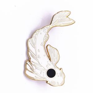 Popular Custom Printed Lapel Pins , Plated Gold Hard Enamel Badges