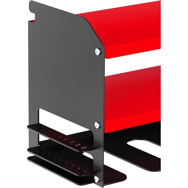 Stocked Heavy Duty Metal Power Tool Organizer Storage Wall Mount Upgrade Your Workshop