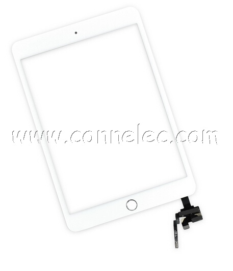 Ipad mini 3 front panel digitizer with home button, repair parts Ipad mini 3, Ipad mini 3 repair