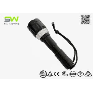 550 Lumens Aluminum Alloy Underwater Diving Flashlight 80 M SOS Strobe