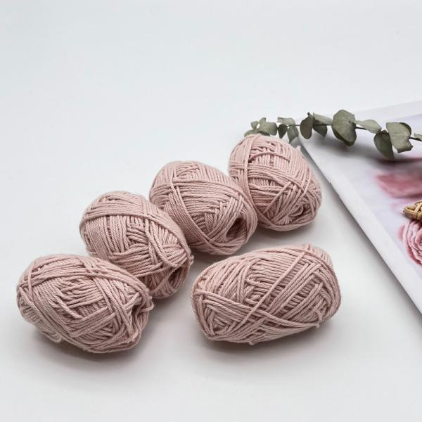 100% Cotton 1/3.4NM Long Staple Cotton Yarn Soft Nice Touch For Knitting Clothes