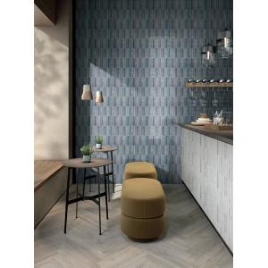 Decorative And Stylish Gray 300x300mm Interior Wall Glass Mosaics For Apartment