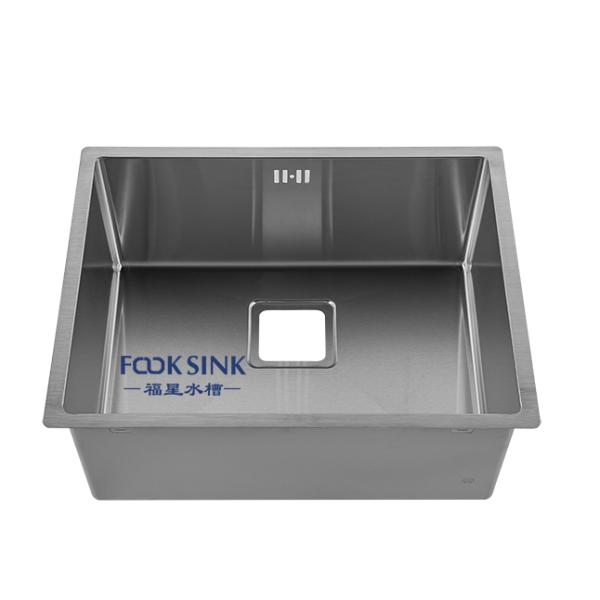 Handmade 304 Stainless Steel Kitchen Single Sink Custom Thickness