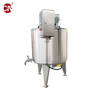 Homogenizer Pasteurized Yogurt Fermentation Tank with Vertical Cold Refrigeratio