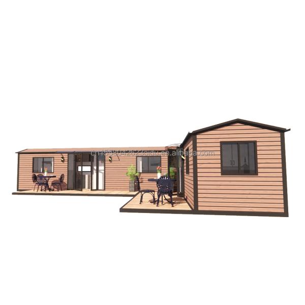 Galvanized Steel Square Tubes Main Structure and Aluminum Alloy Windows for Luxury Container Houses Used in Villa Hotels