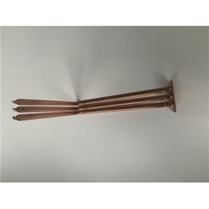 Flattened Brazing Copper Pipes bended And Flattened Welding With Copper Base