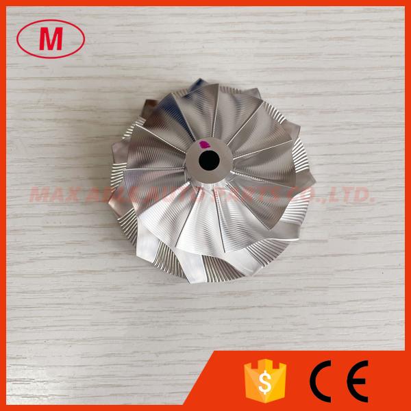 GT30 forward 52.95/71.40mm 11+0 blades point milling Turbocharger aluminum 2618/milling/billet compressor wheel