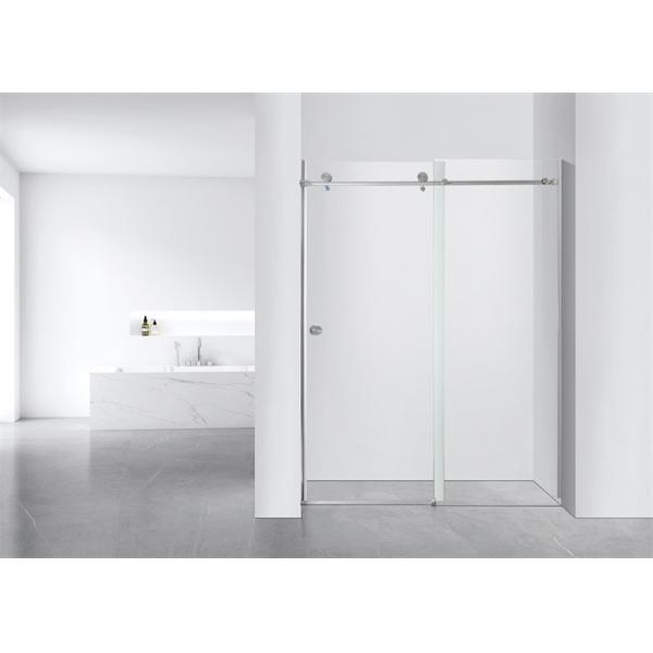 Buy 8mm Glass Sliding Shower Enclosures with Zinc Alloy Rollers and ABS Tray CE Certified at wholesale prices