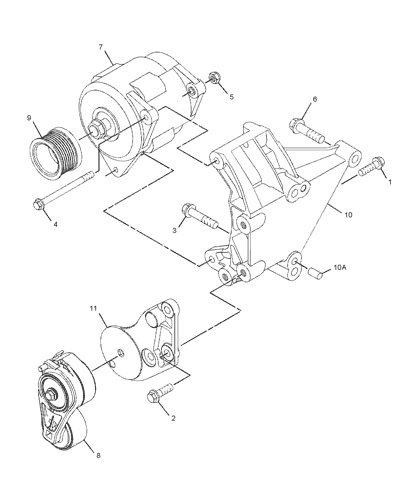 3779082 377-9082 Belt Tensioner Excavator Engine Parts For 312D2 312D2 GC 312D2 L