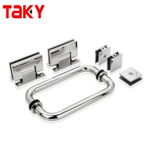 Stainless Steel Shower Hinge in PSS/Matt Black/Stain Finish for Shower Door Hardware