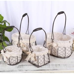 Holiday Gift Iron Basket