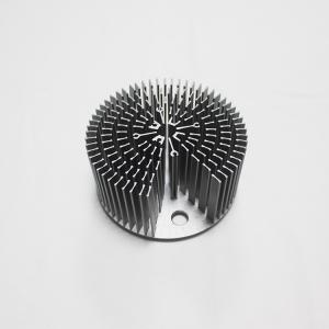 Anodizing Black Color Round Cold Forged Heat Sink For LED