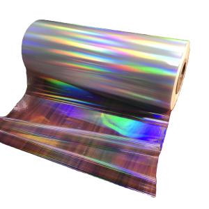 Moisture Proof Transparent Holographic Film Roll For Gift / Craft