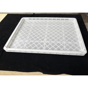 Customizable Food Grade Plastic Vented Tray For Freezing Storage Drying Stacking