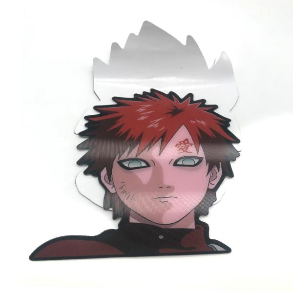 Cartoon Lenticular Waterproof Decals Flip Changing Stickers Anime 3D Motion Sticker for car