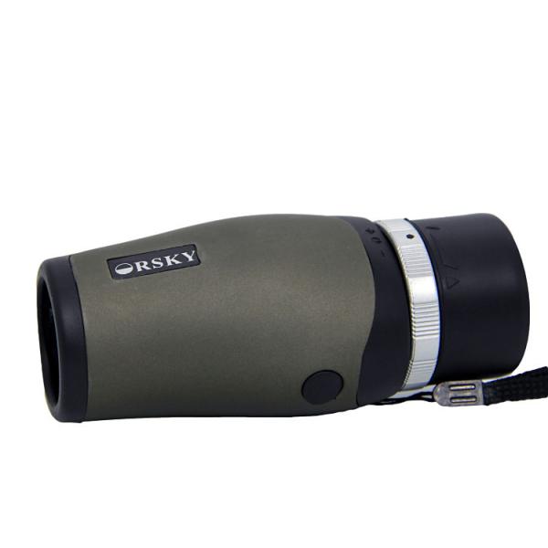 Long Range HD Waterproof Monocular Spotting Scope 20mm Eye Relief For Climbing / Hiking
