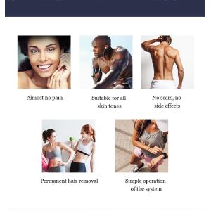 AC220V 2500W Painless Laser Hair Removal Machine With LCD Screen