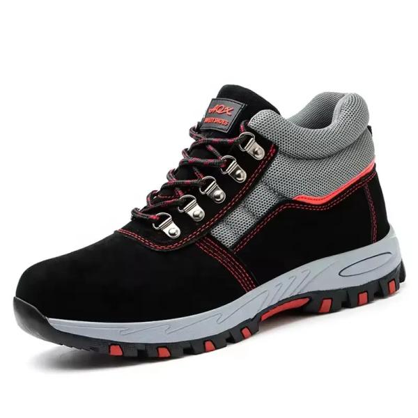 Genuine Leather Suede Steel Toe Shoes S3 Sport Style Safety Shoes Industrial