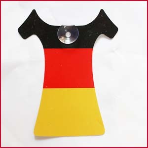 Quality National Advertising Promotional Magnetic Skirt Sucking Car Sticker Germany for sale