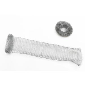 Silver Stainless Steel Knitted Mesh 5ft 10ft Massive Structure Laundry Mesh