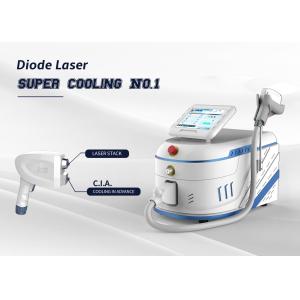 Diode Laser Hair Removal Machine Super Cooling Powerful Epilator 755 808 1064 Nm