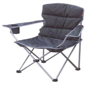 China Outdoor Padded Fold Up Camping Chairs With Steel Frame on sale