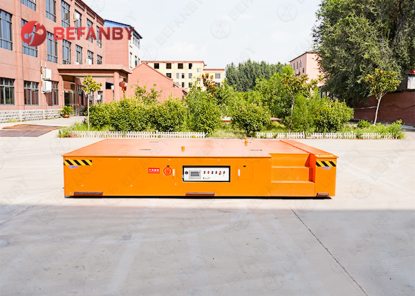 Buy 15 Ton Unlimted Running Distance Battery Operated Trackless Transfer Trolleys at wholesale prices