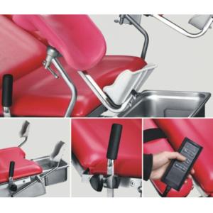 Electric Portable Gynecology Examination Table With 304 Stainless Steel