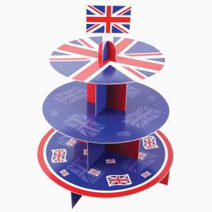 China Eye Catching Cardboard Cake Stand Customized Logo Matt Lamination Surface on sale