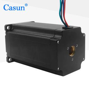 DC Linear NEMA 23 Hollow Shaft Stepper Motor 100mm Body 4.5A Nc Machine